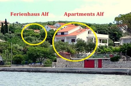 Apartments Alf Rab, Rab  - Location